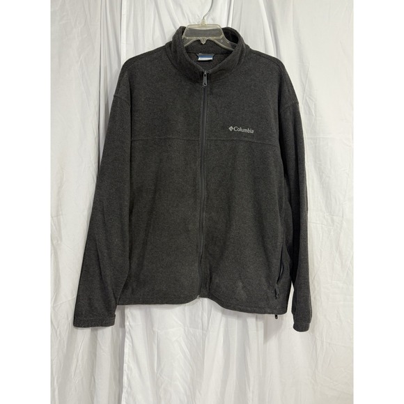 Columbia Mens Steens Mountain 2.0 Full Zip Fleece Jacket 3X Charcoal Heather - Picture 2 of 14